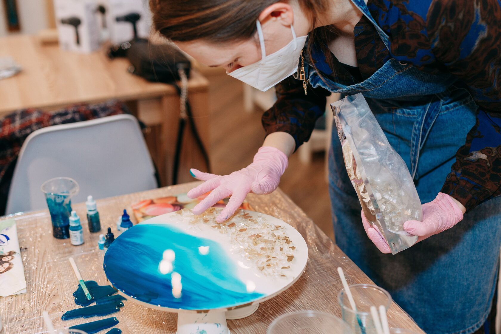 Интерьерные часы из эпоксидной смолы. Мастер-класс.  1 – dream-moments