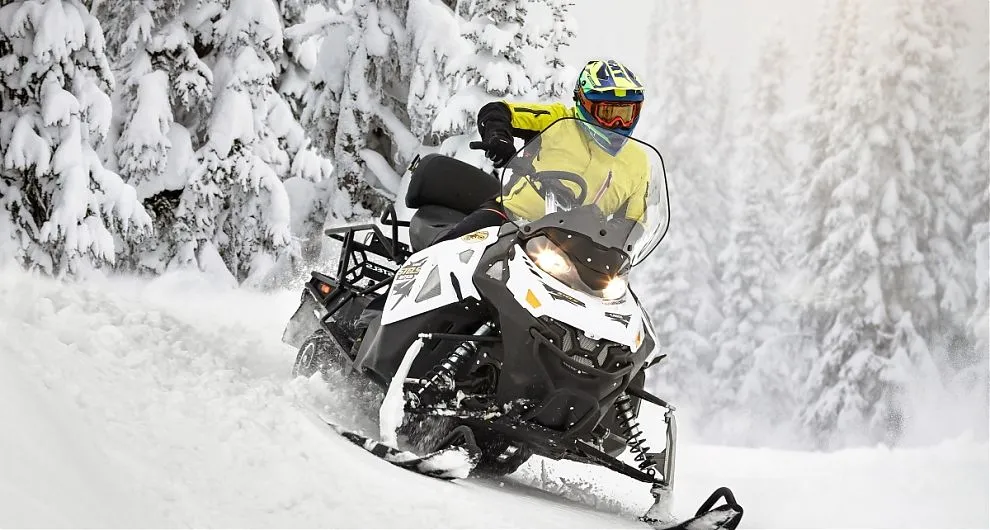 Катание на снегоходе (Акбулак)