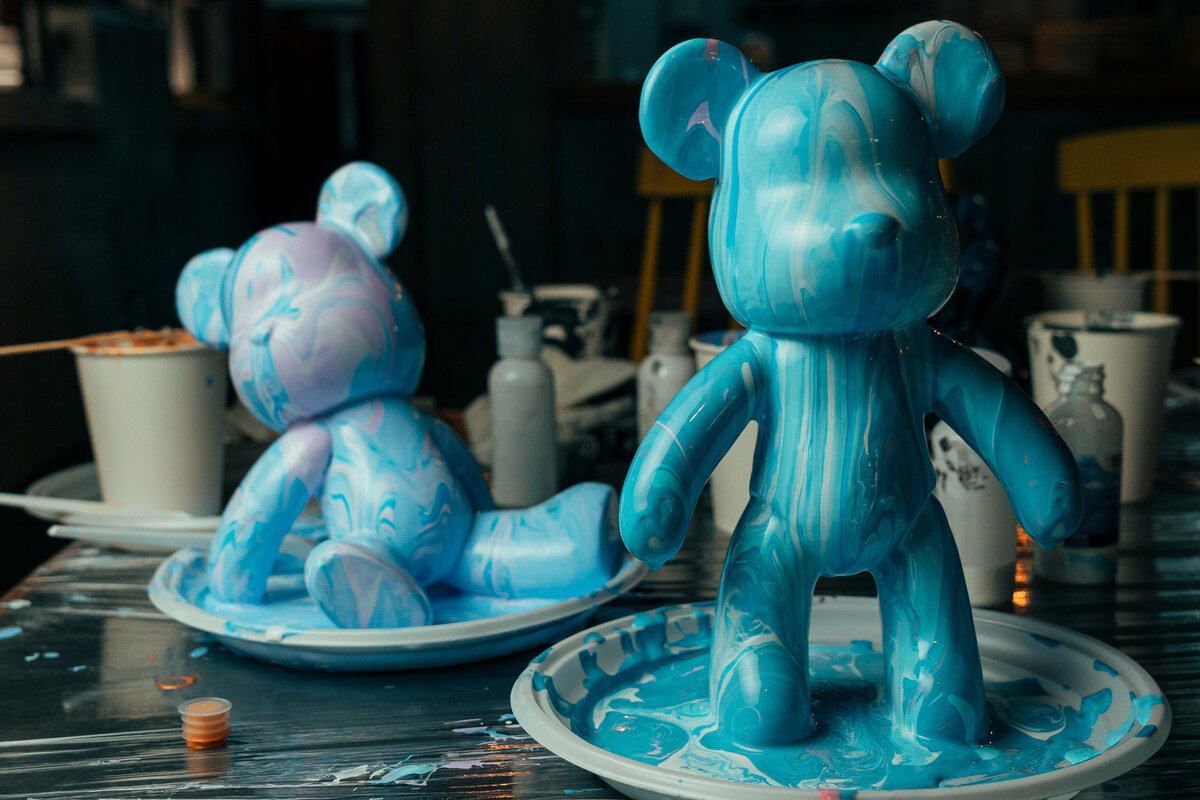 Мастер-класс "TOY-ART" в технике флюид (размер M) 1 – dream-moments