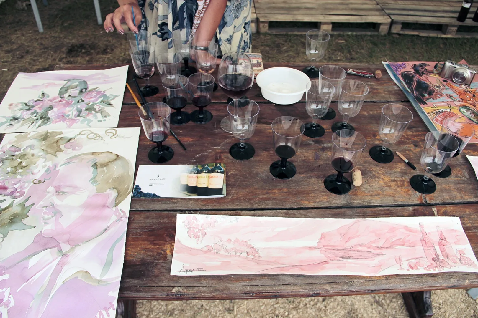 Мастер-класс по живописи в технике винная гризайль