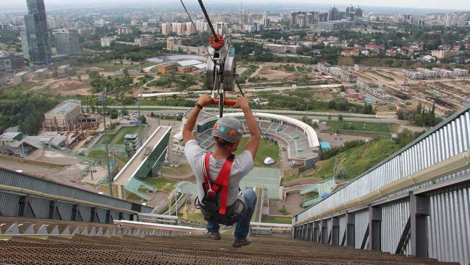 Экстремальное COMBO 3 в1: Роуп-джампинг, Gorilla Zipline Tarzanka и Мега качели Swing