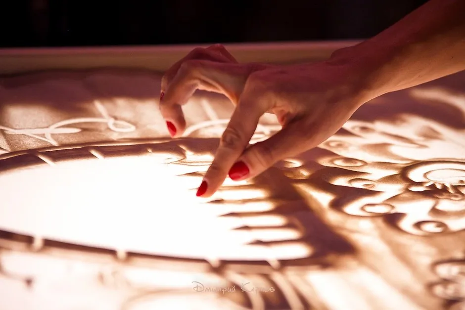 Мастер-класс рисования песком для двоих