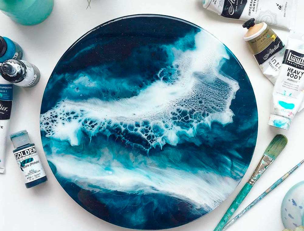 Интерьерная картина из эпоксидной смолы, Мастер-класс  2 – dream-moments